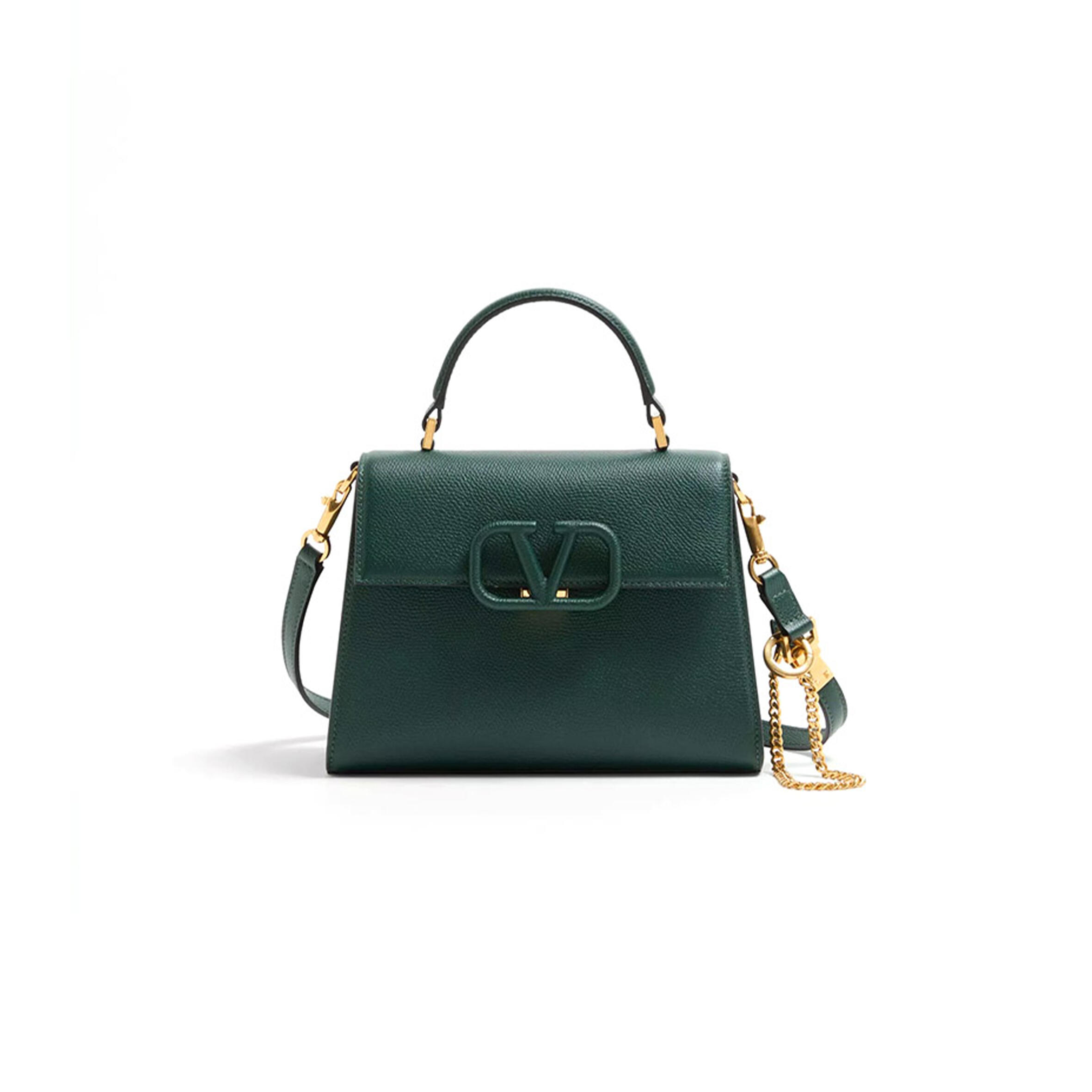 Va1e*ntin0 small vsling grainy calfskin handbag zw2b0f53kgw_js8 (22*17*9cm)